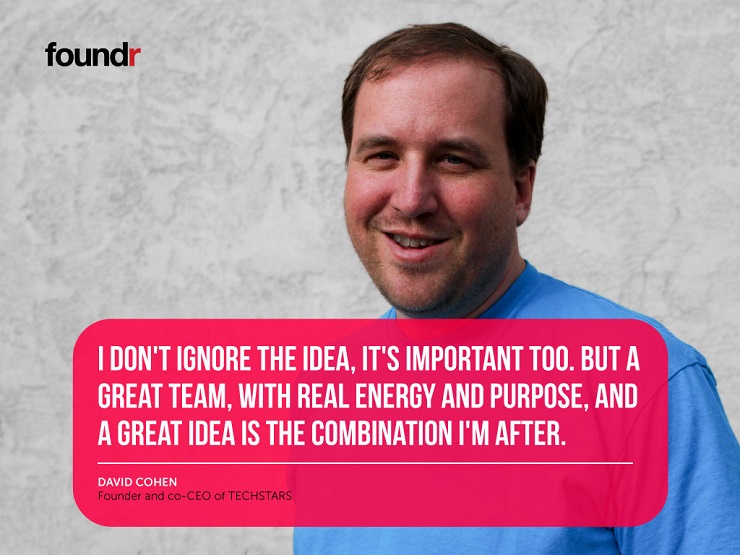 دیوید کوهن، موسس و یکی از مدیرعاملین Techstars